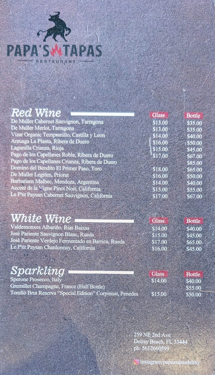 Menu Papa's Tapas-10