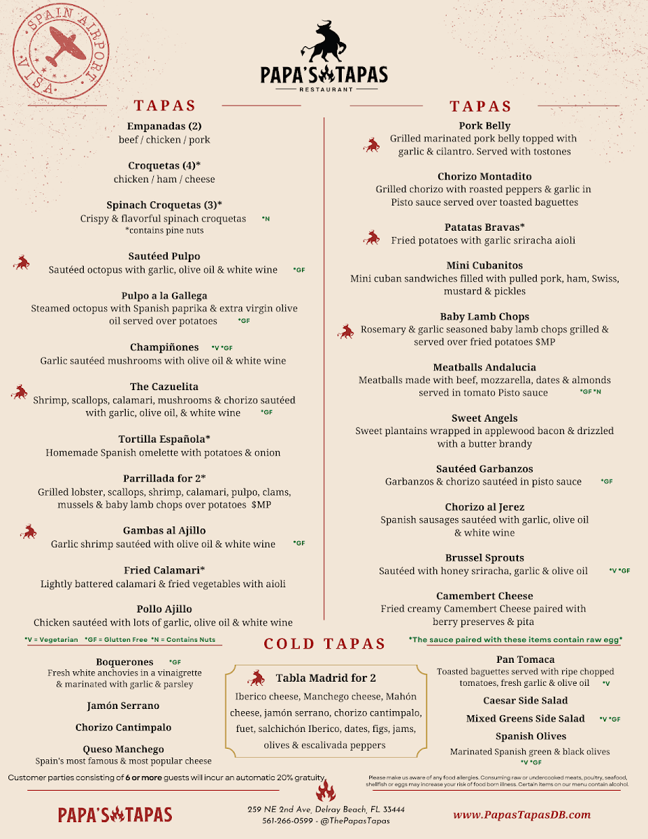 Menu Papa's Tapas-2